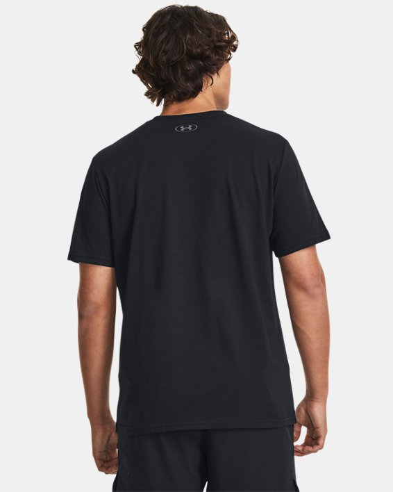 Tee-shirt UA Branded Gel Stack pour homme, Black, pdpMainDesktop image number 1